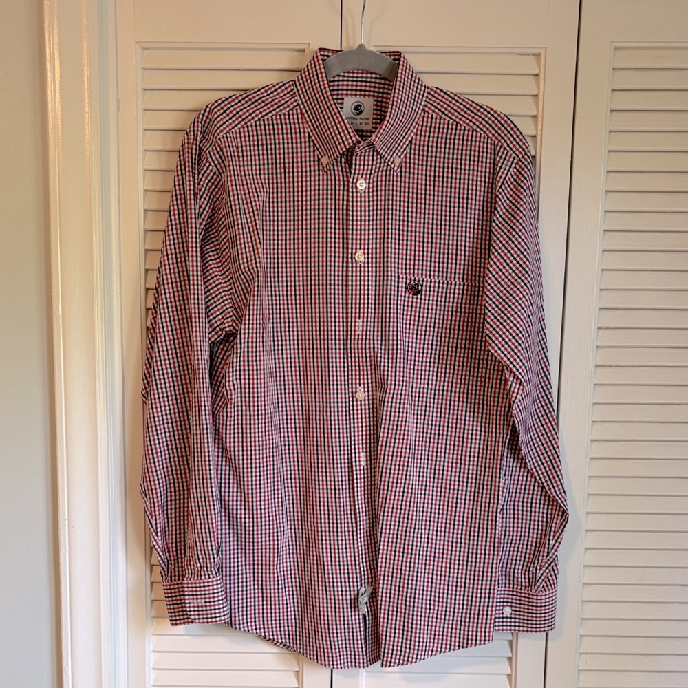 Southern Proper Red and Black Checkered Shirt- size Small